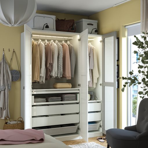 PAX/KAMMAR/TYSS, wardrobe combination, 150x60x201 cm, 895.725.62