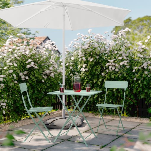 SUNDSÖ, table and 2 folding chairs/outdoor, 65x65 cm, 895.730.24