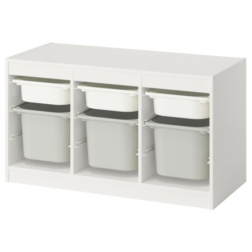TROFAST, storage combination with boxes, 99x44x56 cm, 895.744.67