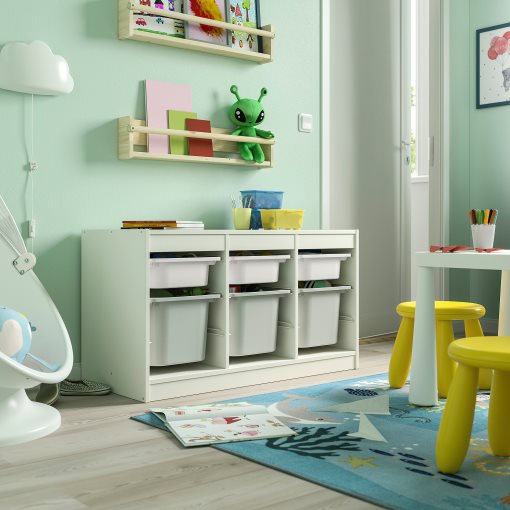 TROFAST, storage combination with boxes, 99x44x56 cm, 895.744.67