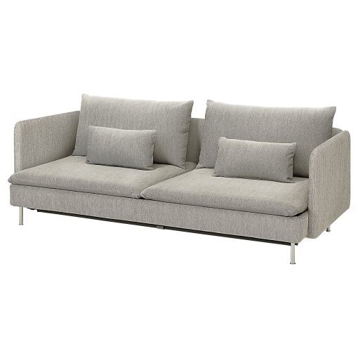 SÖDERHAMN, 3-seat sofa-bed with armrests, 895.800.67