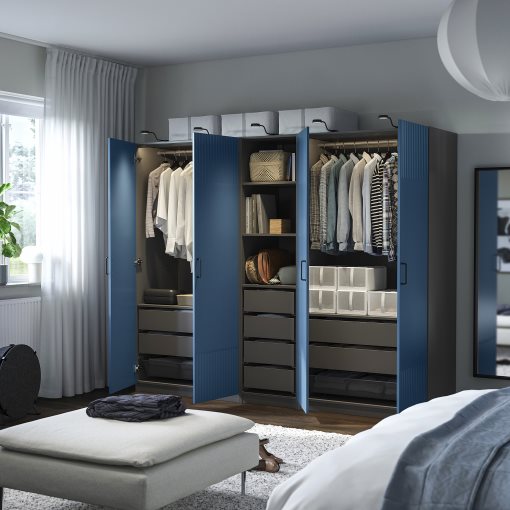PAX/FYRUDDEN, wardrobe combination, 250x60x201 cm, 895.817.45