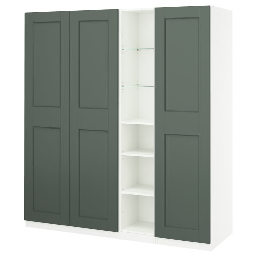 PAX/GRIMO, wardrobe combination, 255x60x236 cm, 896.071.56