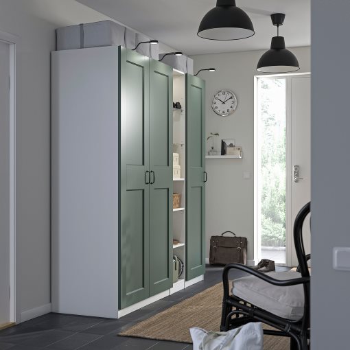 PAX/GRIMO, wardrobe combination, 255x60x236 cm, 896.071.56