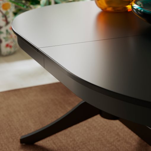 ROSENTORP/NÄSIN, τραπέζι και 6 καρέκλες, 160/215x110 cm, 896.101.25