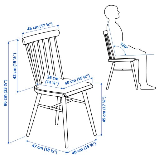 NÄSINGE/HÖGVED, table and 4 chairs, 130x80 cm, 896.101.49