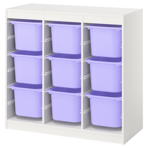 TROFAST, storage combination room divider with boxes, 99x44x94 cm, 896.131.00