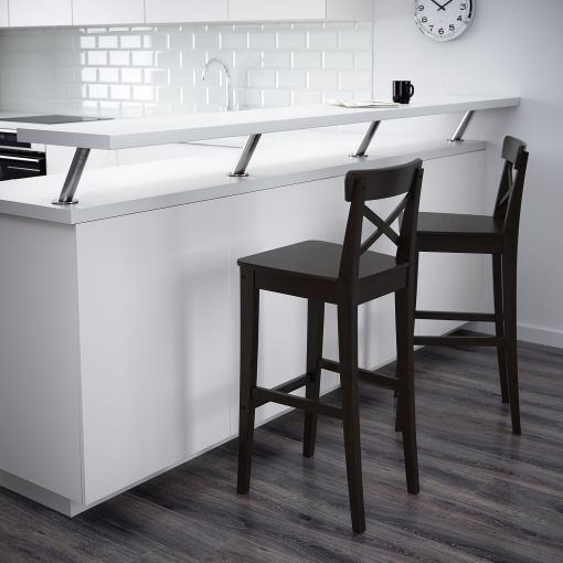 INGOLF, σκαμπό μπαρ με πλάτη, 902.485.15