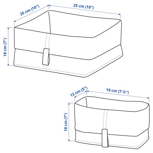 RAGGISAR, basket, set of 3, 903.480.15