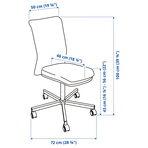 TOBERGET, swivel chair, 904.322.45