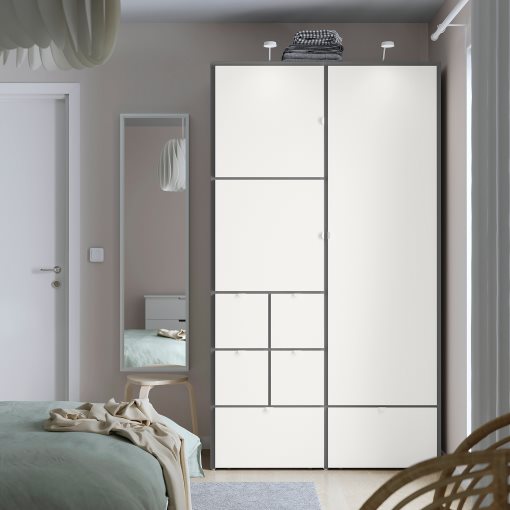 VISTHUS, ντουλάπα, 122x59x216 cm, 904.934.46