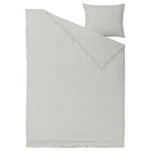 ÅKERFIBBLA, duvet cover and pillowcase, 150x200/50x60 cm, 905.203.41