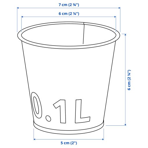 ÅKERBÄR, plant pot/in/outdoor, 6 cm, 905.371.53