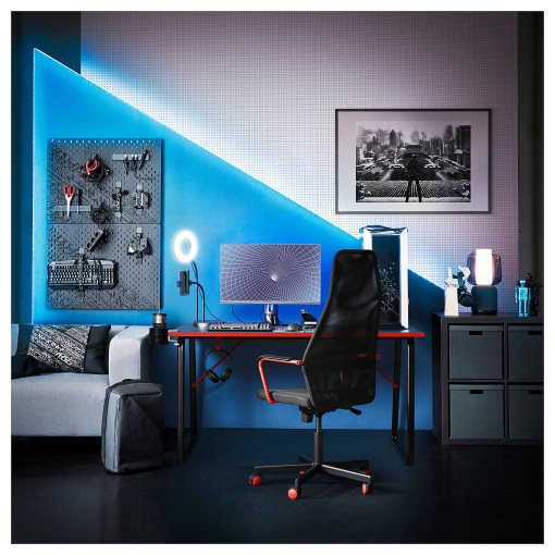 HUVUDSPELARE, γραφείο gaming, 140x80 cm, 905.391.66