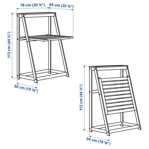 DJUPON, πτυσσόμενο τραπέζι, 78 cm, 905.392.70
