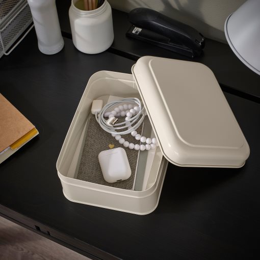 PLOGFÅRA, storage box with lid, 22x16x8 cm, 905.432.10