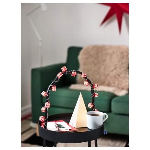 STRÅLA, decorative table lamp with built-in LED light source/tree/battery-operated, 20 cm, 905.627.55