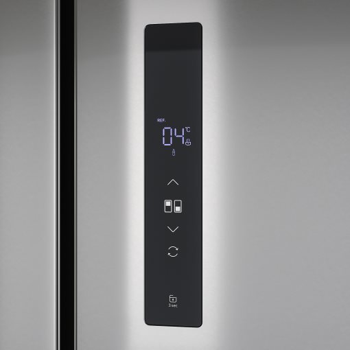 RIBBENÅS, french door fridge/freezer/IKEA 700 freestanding/347/169 l, 905.807.59