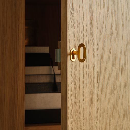 STOCKHOLM 2025, cabinet with 2 doors, 80x40x126 cm, 905.864.88