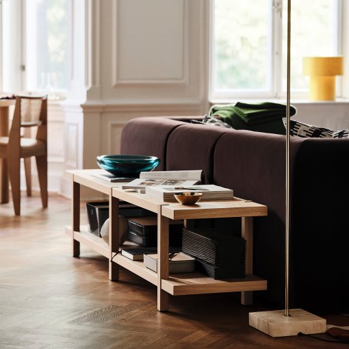 STOCKHOLM 2025, shelving unit/bench, 180x41x44 cm, 905.865.15