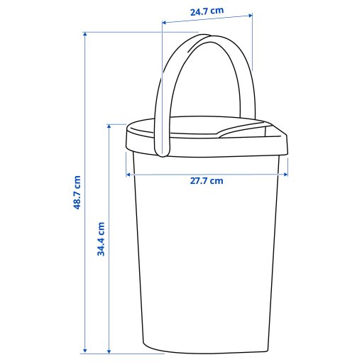 BERGVATTNET, bucket, 8 l, 905.907.44