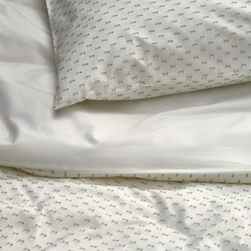 BANDKNIPPE, duvet cover and 2 pillowcases, 240x220/50x60 cm, 906.216.13