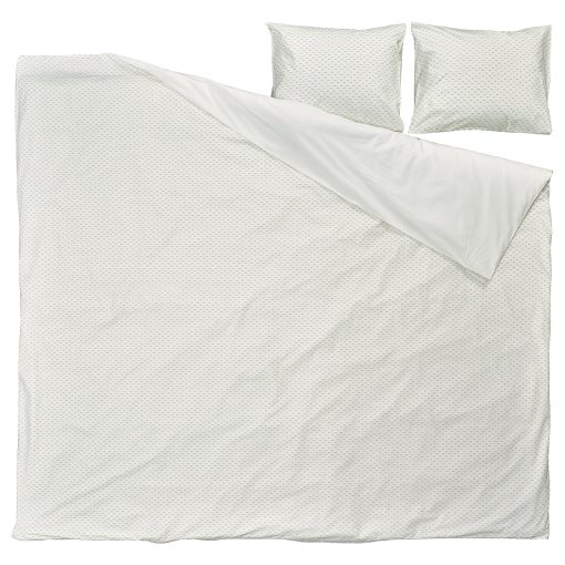 BANDKNIPPE, duvet cover and 2 pillowcases, 240x220/50x60 cm, 906.216.13
