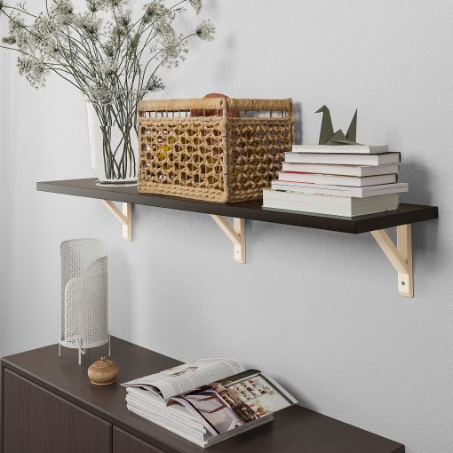 BERGSHULT/SANDSHULT, wall shelf, 120x30 cm, 993.260.14
