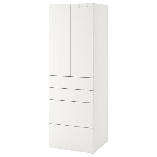 SMASTAD/PLATSA, wardrobe with 4 drawers, 60x42x181 cm, 994.263.63