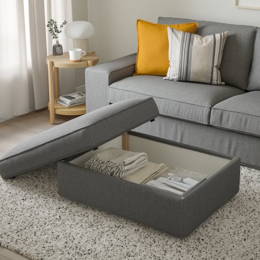 KIVIK, footstool with storage, 994.404.96