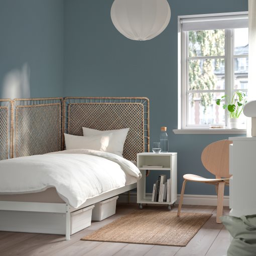 VEVELSTAD, bed frame with 3 headboards, 90x200 cm, 994.418.20