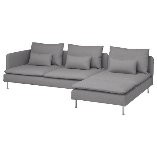 SÖDERHAMN, 4-seat sofa with chaise longue and open end, 994.521.11