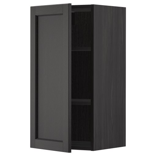 METOD, wall cabinet with shelves, 40x80 cm, 994.549.97