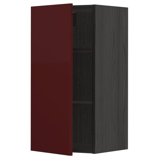 METOD, wall cabinet with shelves, 40x80 cm, 994.551.43
