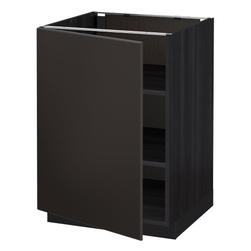 METOD, base cabinet with shelves, 60x60 cm, 994.688.76