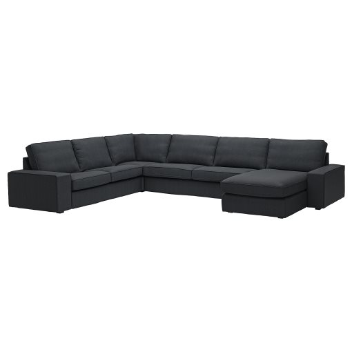 KIVIK, corner sofa, 6-seat with chaise longue, 994.828.77