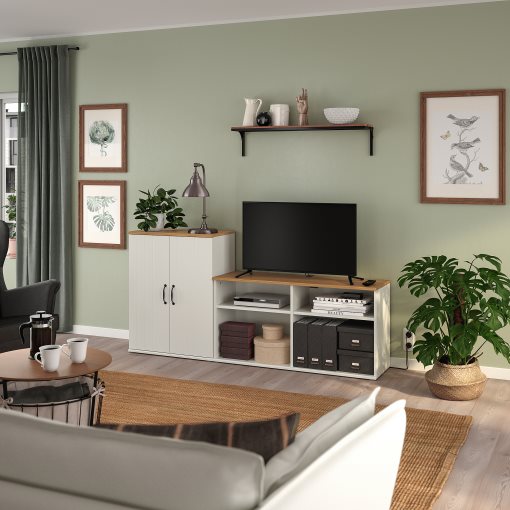 SKRUVBY, TV storage combination, 188x38x90 cm, 994.945.97