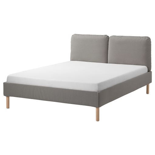 SAGESUND, upholstered bed frame, 160x200 cm, 994.965.20