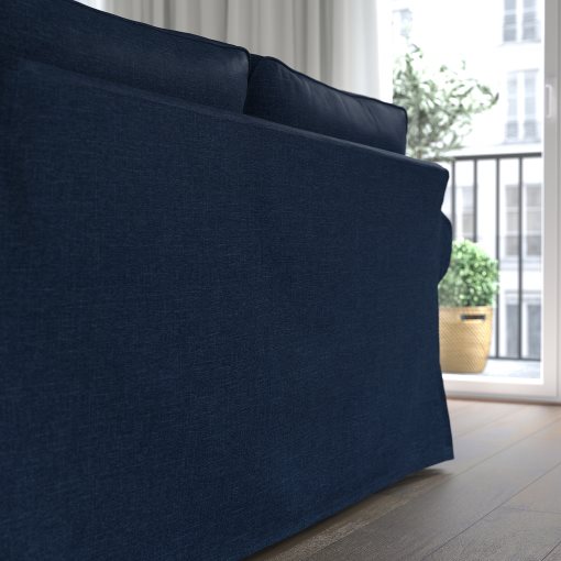 EKTORP, 3-seat sofa with chaise longue, 995.090.37