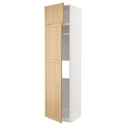 METOD, high cabinet for fridge or freezer with 2 drawers, 60x60x240 cm, 995.094.38