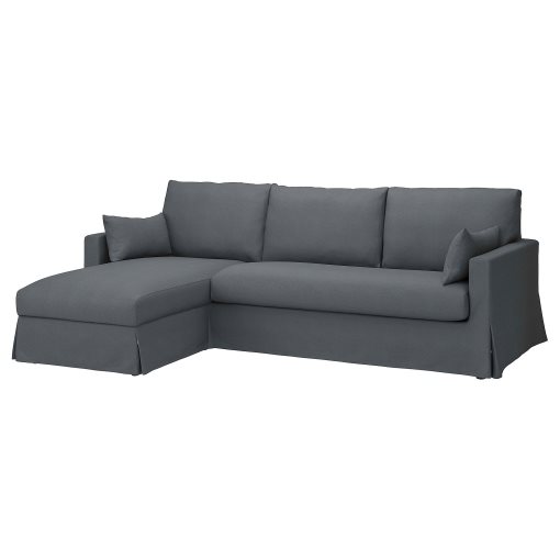 HYLTARP, 3θέσιος καναπές με σεζλόνγκ, αριστερά, 995.149.58