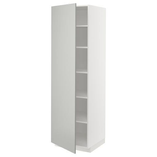METOD, high cabinet with shelves, 60x60x200 cm, 995.380.30