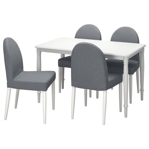 DANDERYD/DANDERYD, table and 4 chairs, 130 cm, 995.442.48