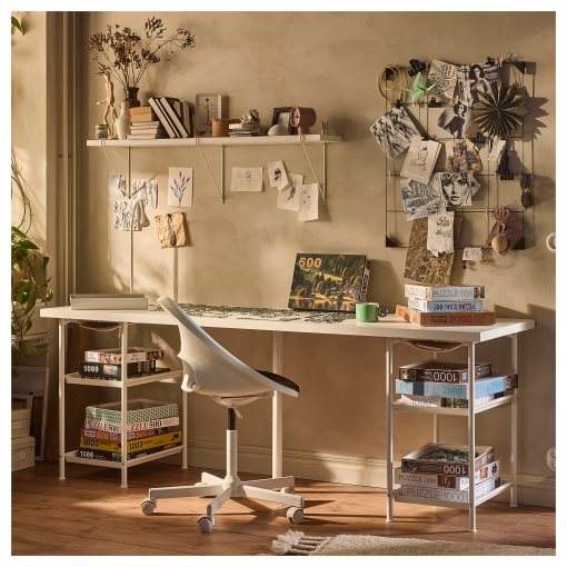 LAGKAPTEN/SPAND, desk, 200x60 cm, 995.716.04