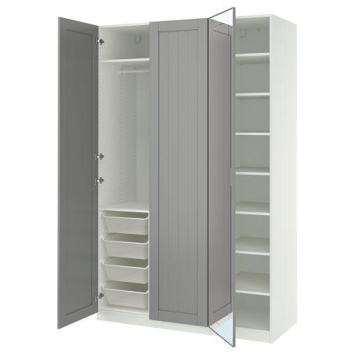 PAX/KAMMAR/GULL, συνδυασμός ντουλάπας, 150x60x236 cm, 995.725.47