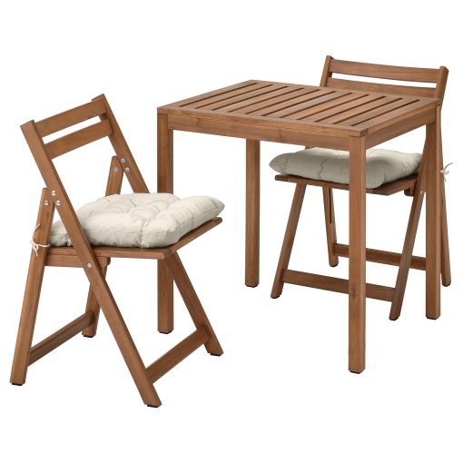 NÄMMARÖ, table and 2 folding chairs/outdoor, 75x63 cm, 995.752.54