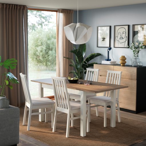 ÅLHULT / ÅLHULT, table and 4 chairs, 120/170x80 cm, 996.101.01