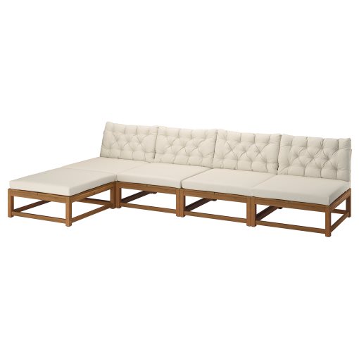 NÄMMARÖ, 4-seat modular sofa with chaise longue outdoor, 324 cm, 996.156.03