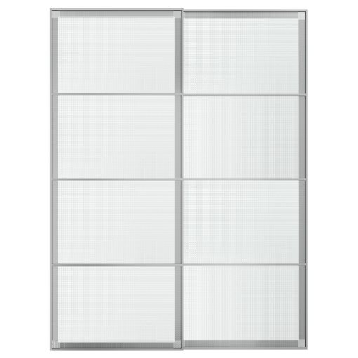 LUNDBRÄSMA, pair of sliding doors, 150x201 cm, 996.190.45