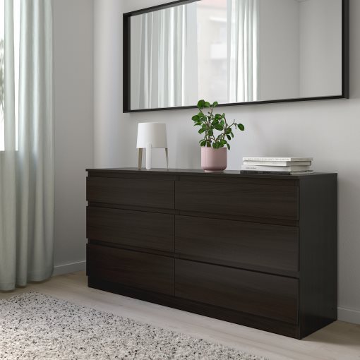 KULLEN, chest of 6 drawers, 140x72 cm, 003.092.35